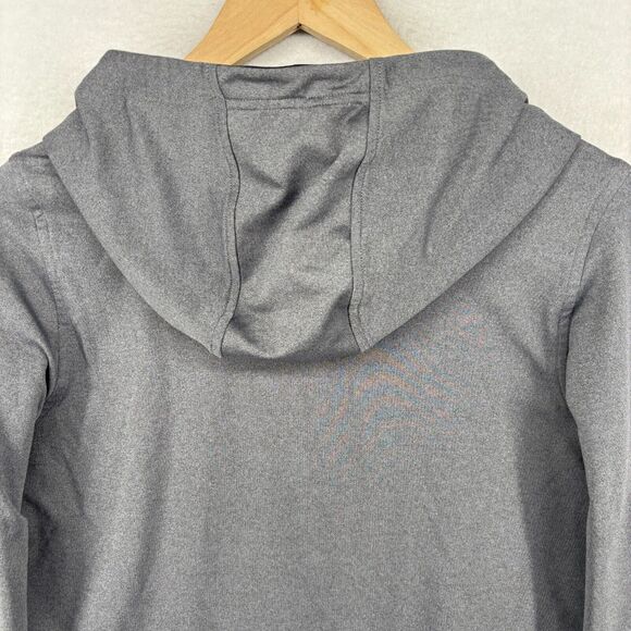 UNDER ARMOUR Hoodie Women M ColdGear Infrared EVO Fitted Sweatshirt Running Gray - Picture 8 of 13